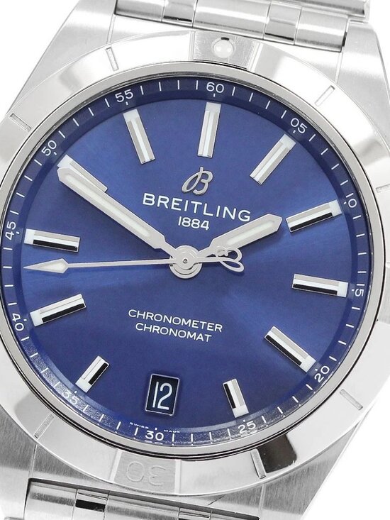 BREITLING Chronomat automatic 36 A10380 Navy Dial Automatic Ladies Watch_954749 main image 7